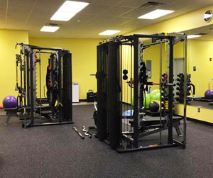 Individual stations for 1 on 1 personal training.